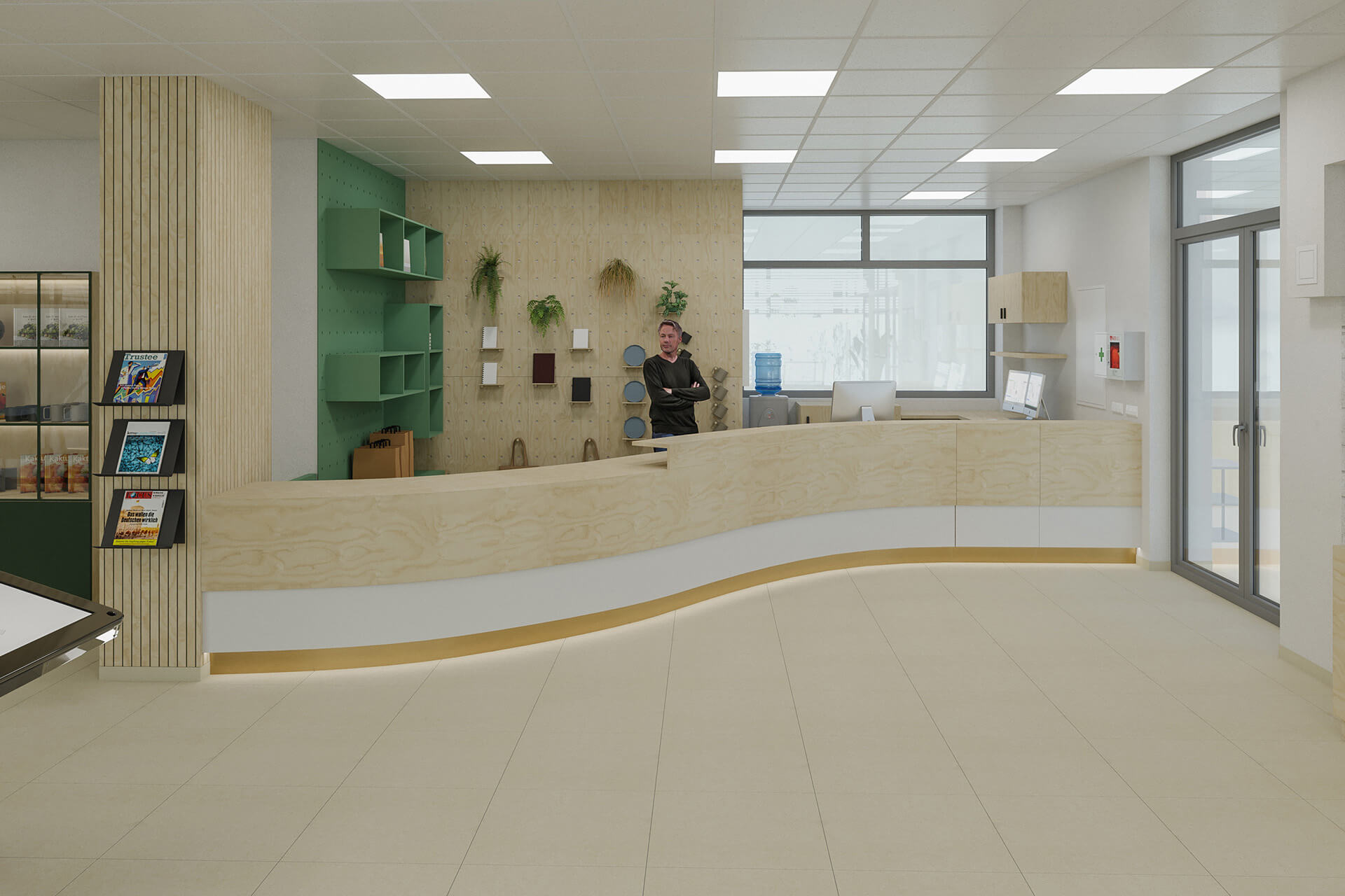 Vstupná hala botanickej záhrady