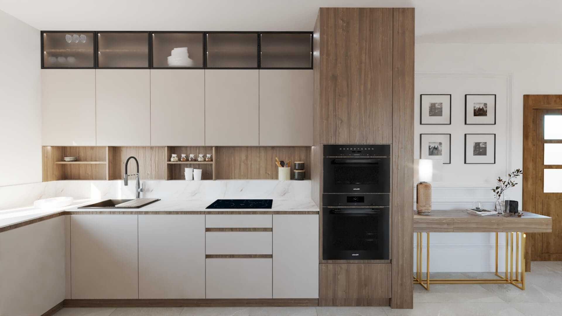 Návrh kuchyne s jedálňou, 2022