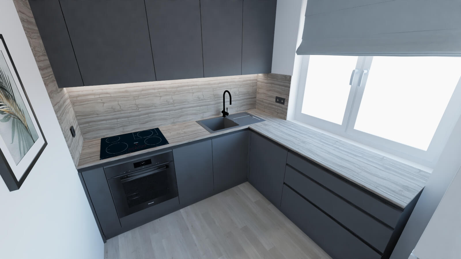 Kompletná rekonštrukcia 3-izbového bytu Južná trieda, Košice 2022